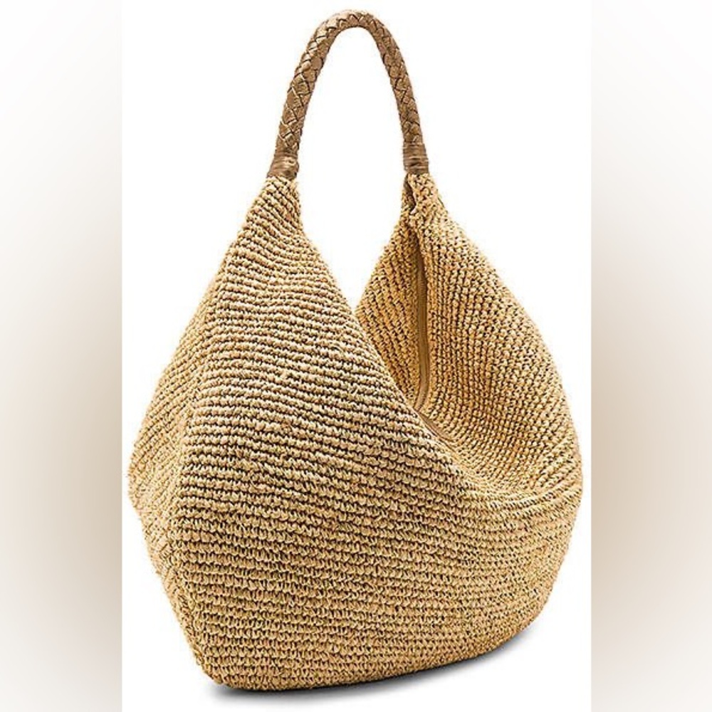 Flora Bella Woven XL Straw Tote Bag NWT